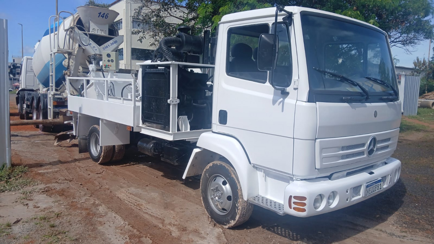 Schwing P401 Ano 2004 Caminhão Mercedes 914C Ano 2001 Equipamento Reformado