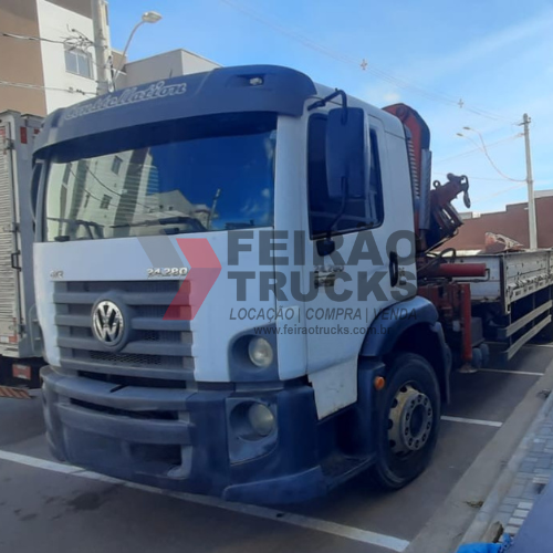 Volkswagen 24.280 - Ano 2013 - Carroceria + Munck 8TON